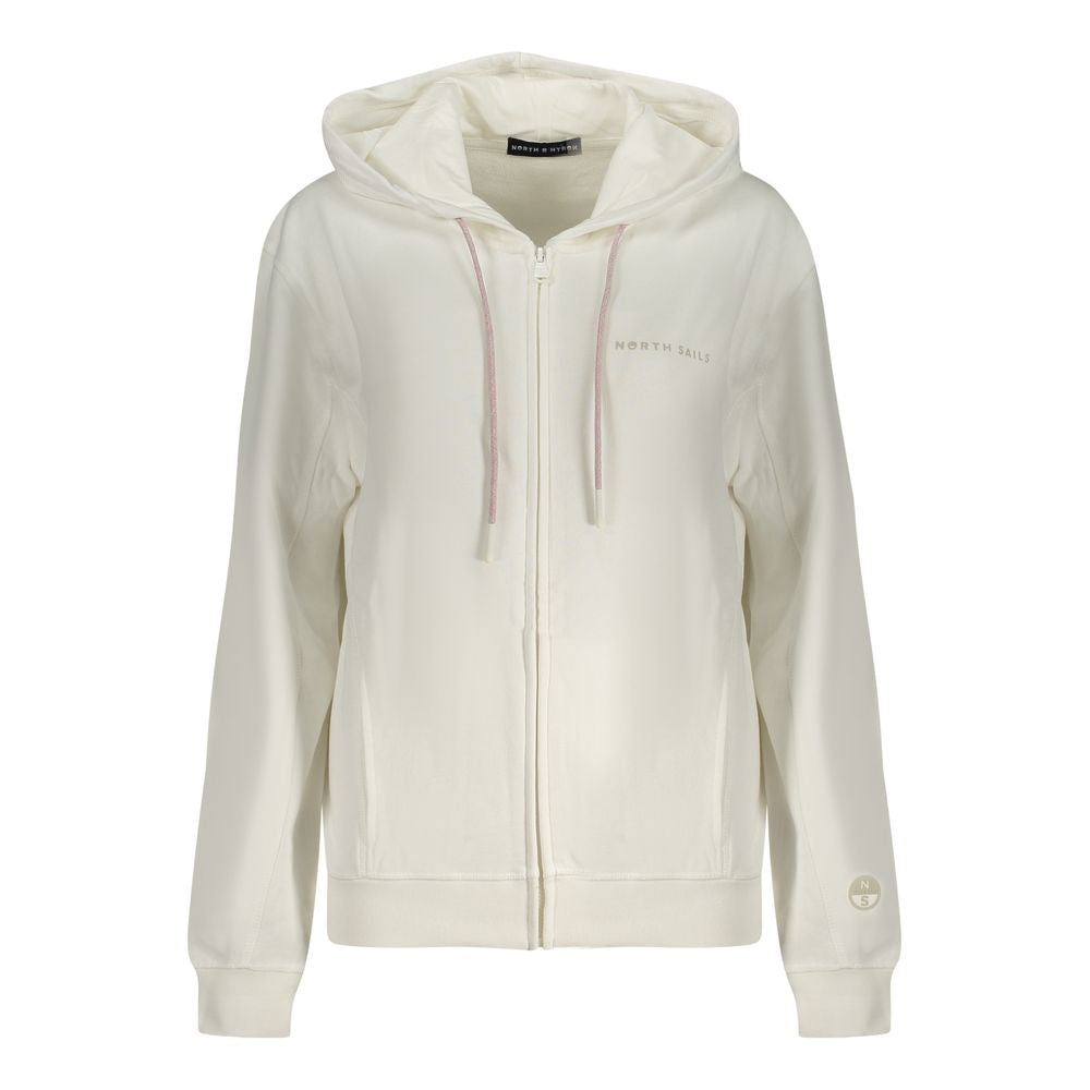 North Sails White Cotton Women Sweater