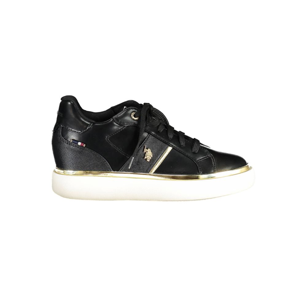 US POLO ASSN. Black Polyester Women Sneaker