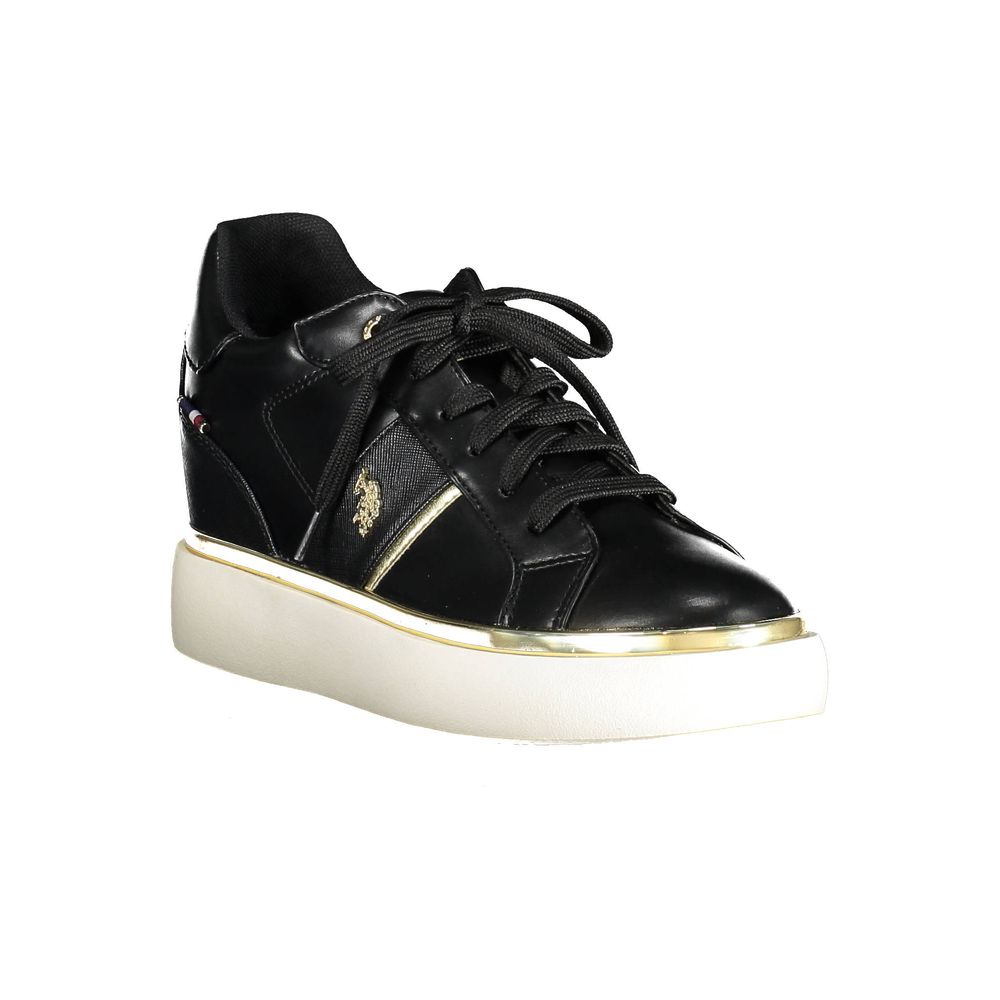 US POLO ASSN. Black Polyester Women Sneaker