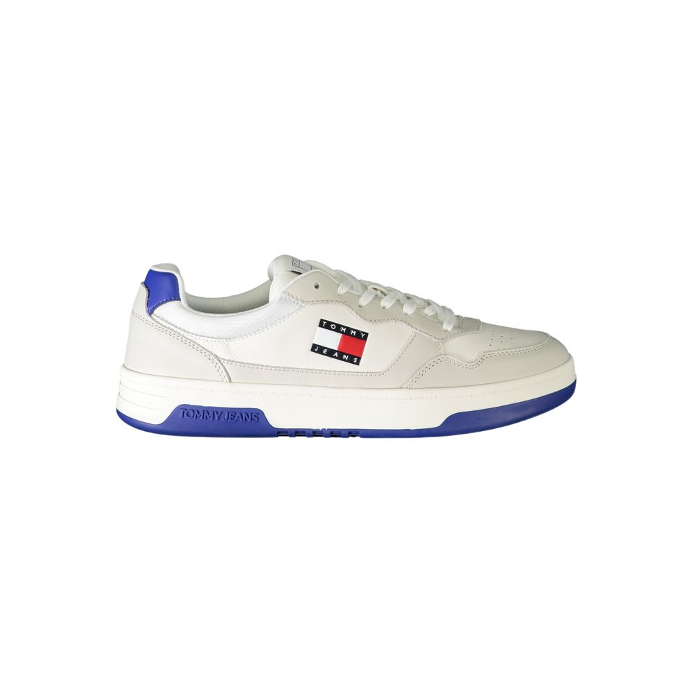 Tommy Hilfiger – Weiße Leder-Sneaker für Herren