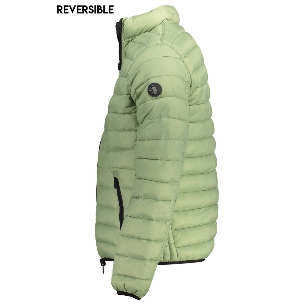 US POLO ASSN. Grüne Nylonjacke für Herren