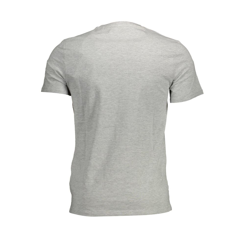 Guess Jeans Gray Cotton Men T-Shirt