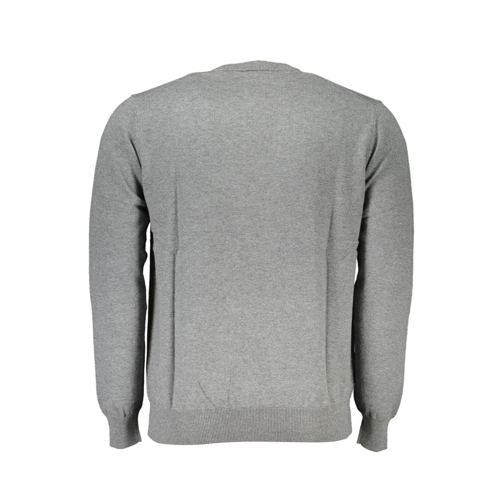 Harmont & Blaine Gray Cotton Men Sweater