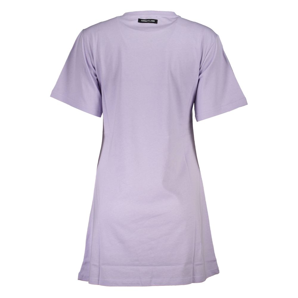 Cavalli Class Lila Baumwolltop für Damen