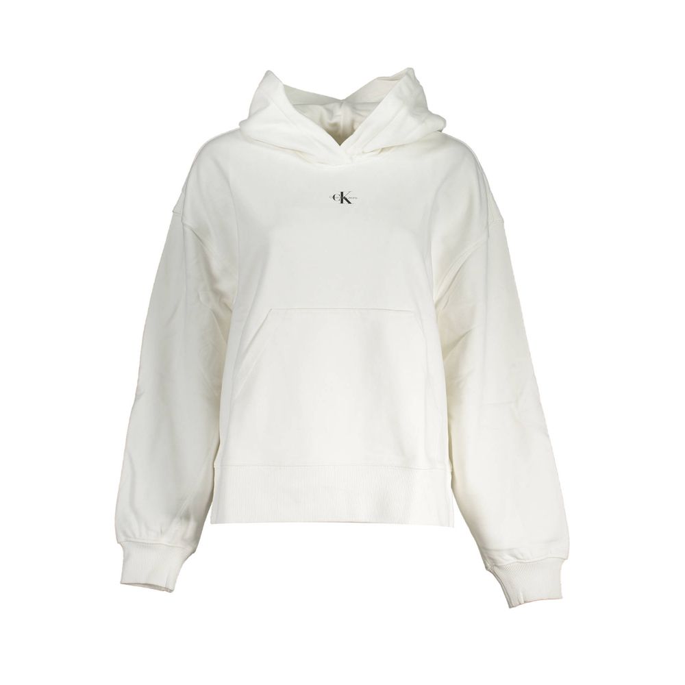 Calvin Klein Weißer Baumwollpullover für Damen
