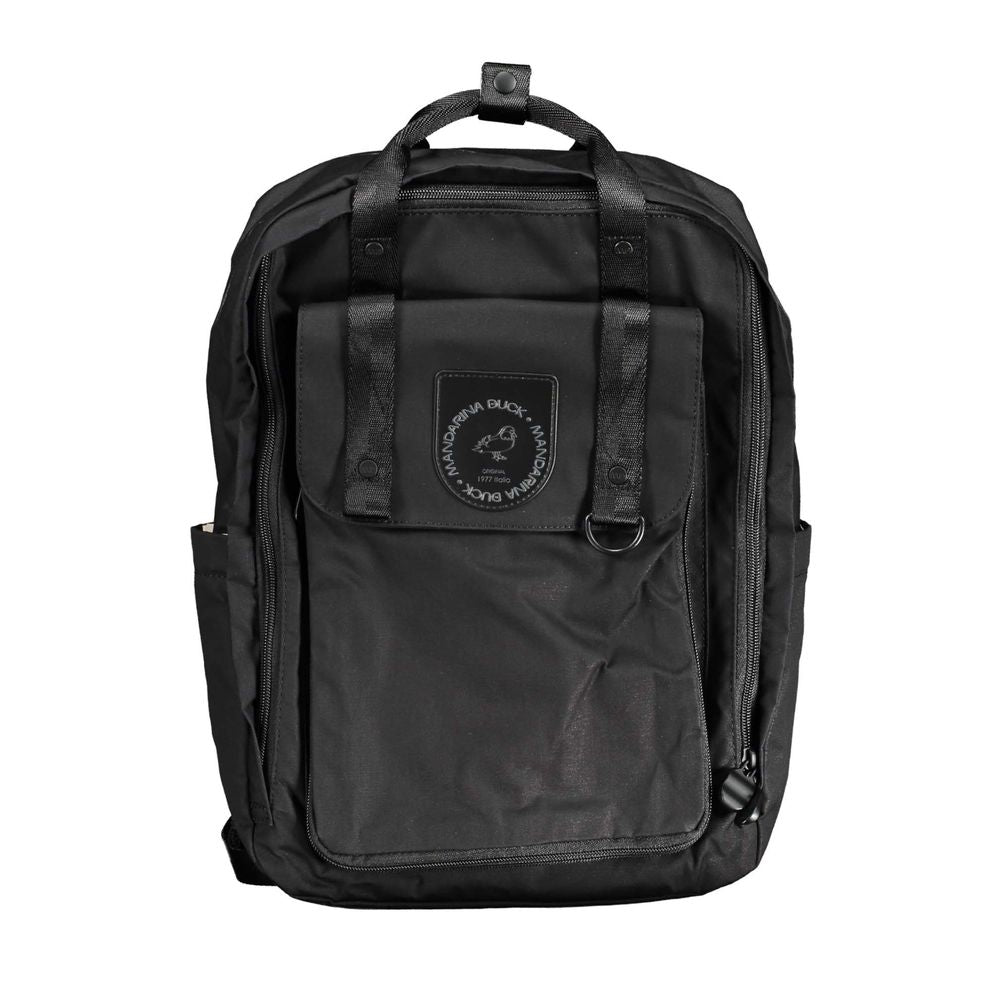 Mandarina Duck – Schwarzer Baumwollrucksack