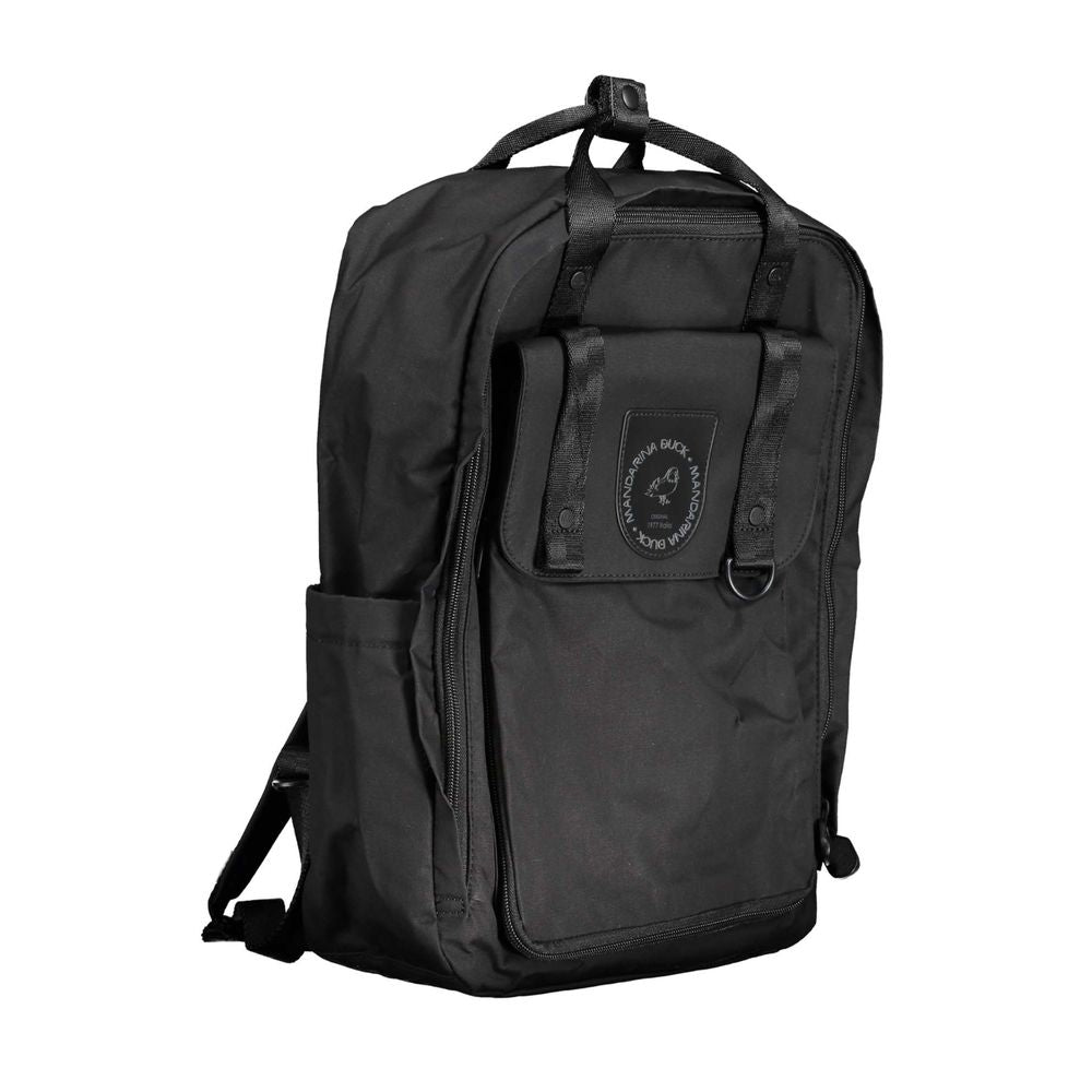 Mandarina Duck – Schwarzer Baumwollrucksack