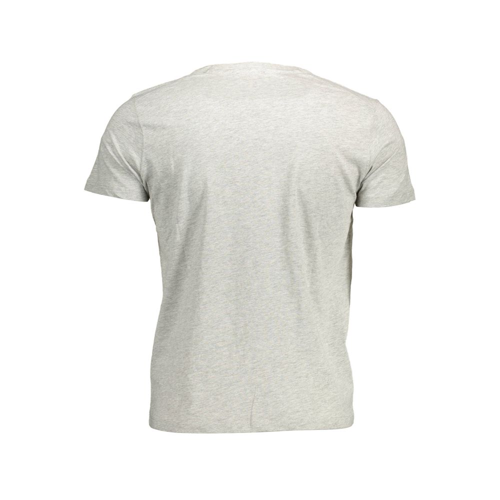 US POLO ASSN. Graues Herren-T-Shirt aus Baumwolle