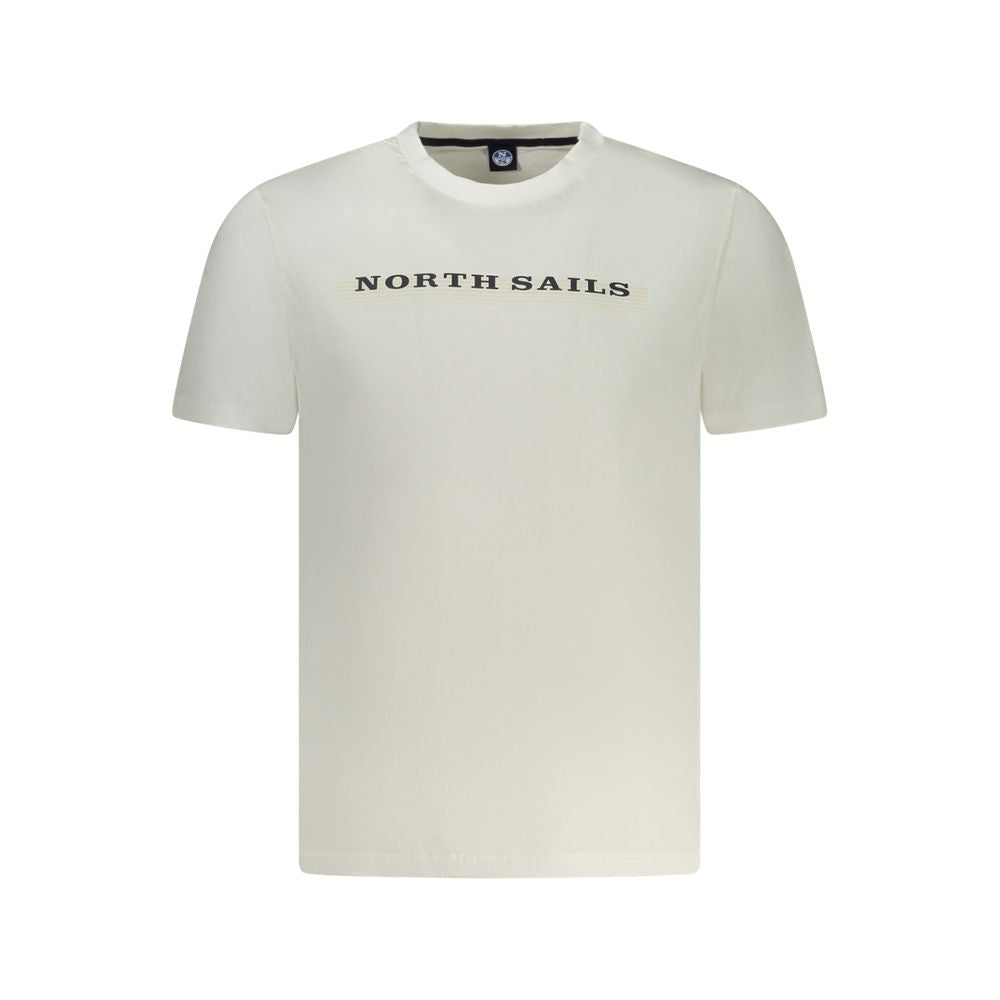 North Sails Herren-T-Shirt aus weißer Baumwolle