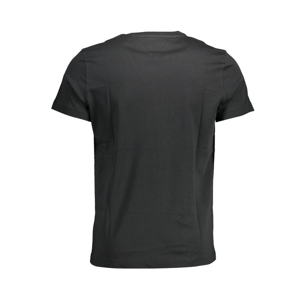 Tommy Hilfiger – Schwarzes Baumwoll-T-Shirt