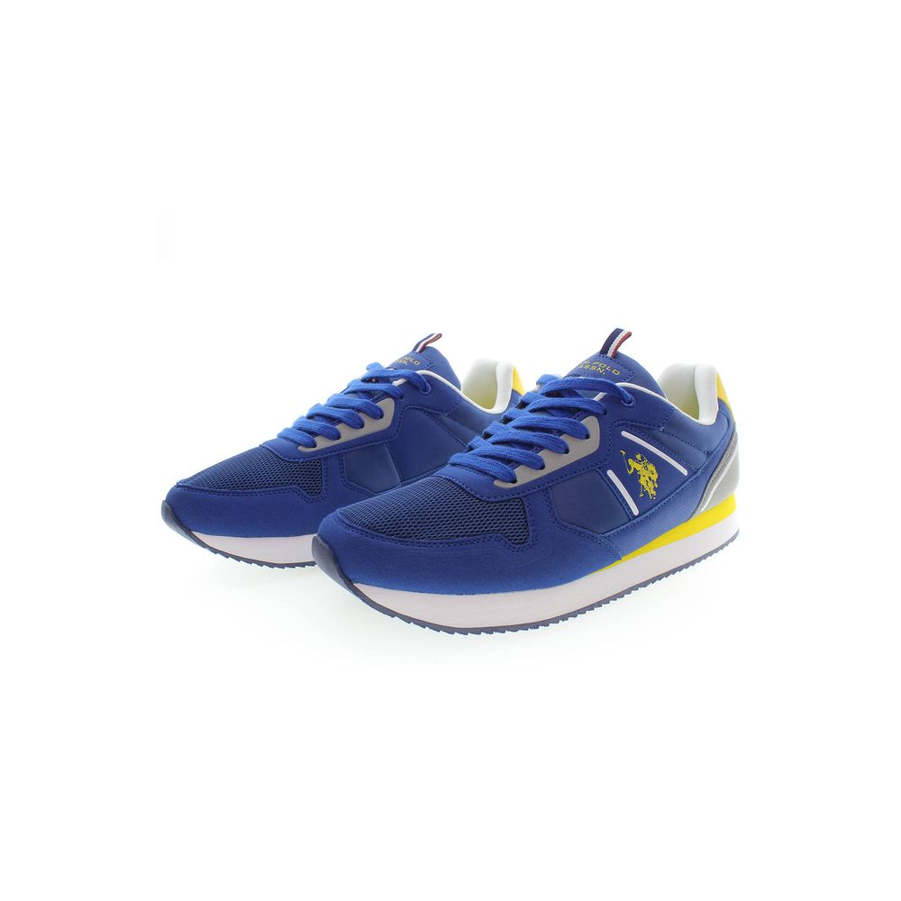 US POLO ASSN. Blue Polyester Men Sneaker