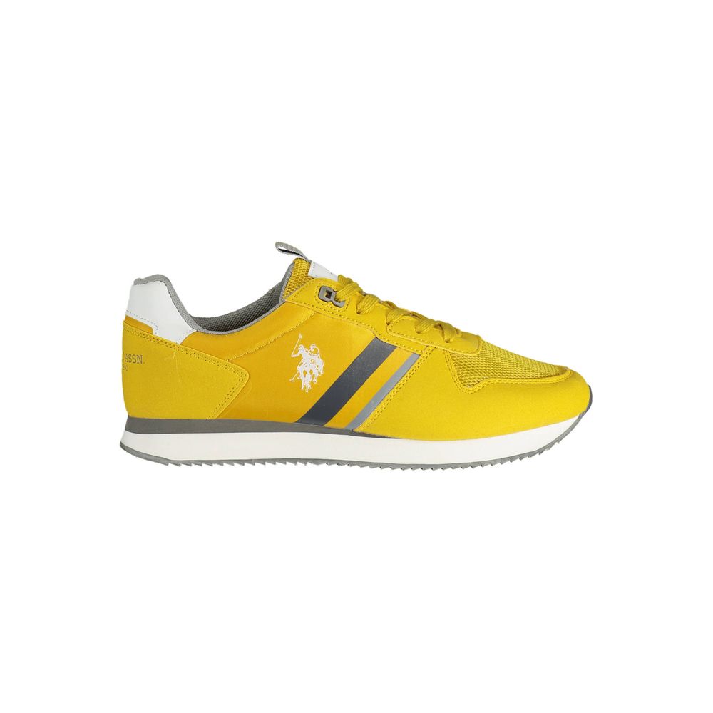 US POLO ASSN. Yellow Polyester Men Sneaker