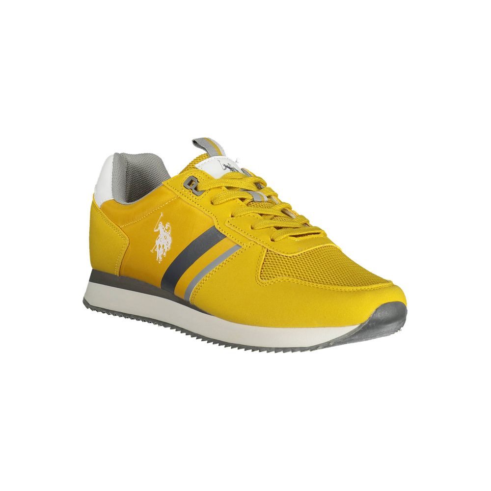 US POLO ASSN. Yellow Polyester Men Sneaker