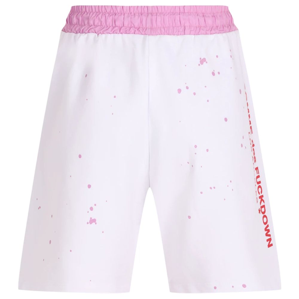 Comme Des Fuckdown – Weiße Baumwollshorts