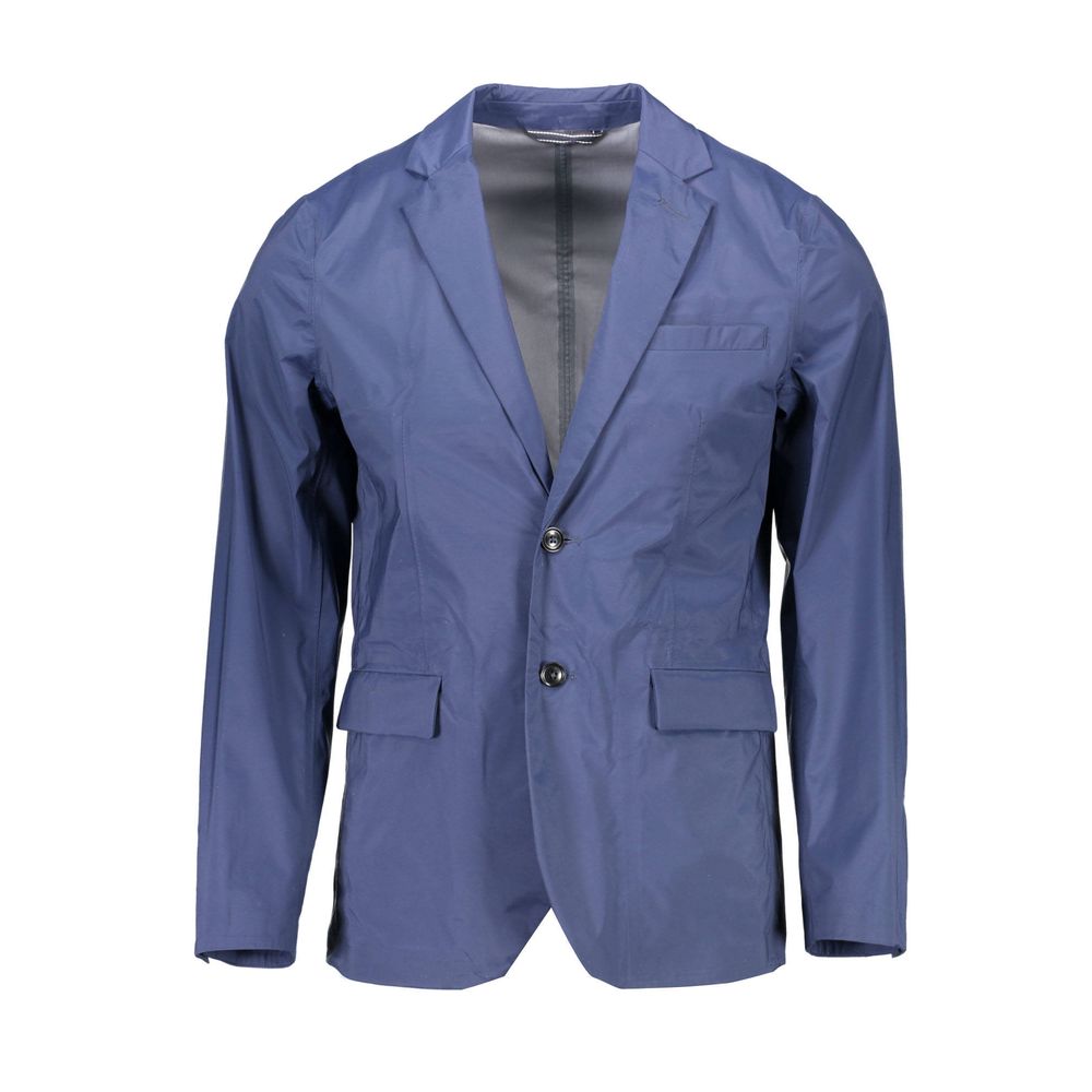 Gant Blue Nylon Men Blazer