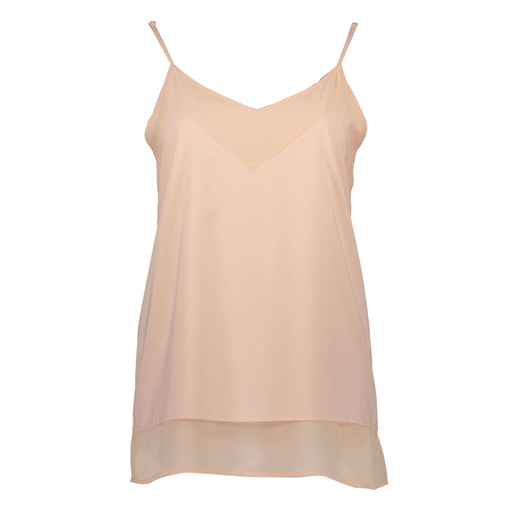 Canotta da donna in poliestere rosa Silvian Heach