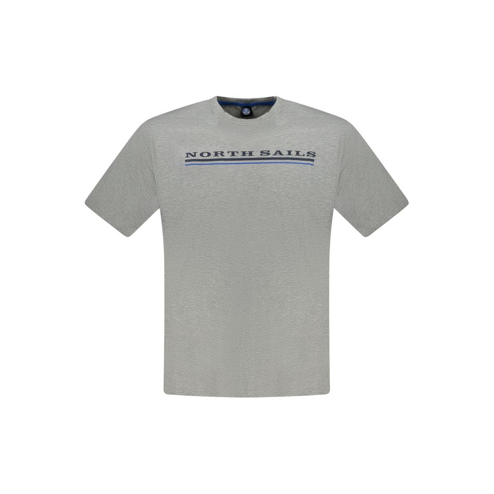 North Sails Brown Cotton Men T-Shirt