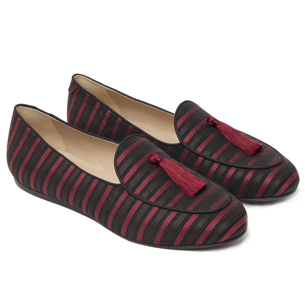 Charles Philip Roter Seidenloafer