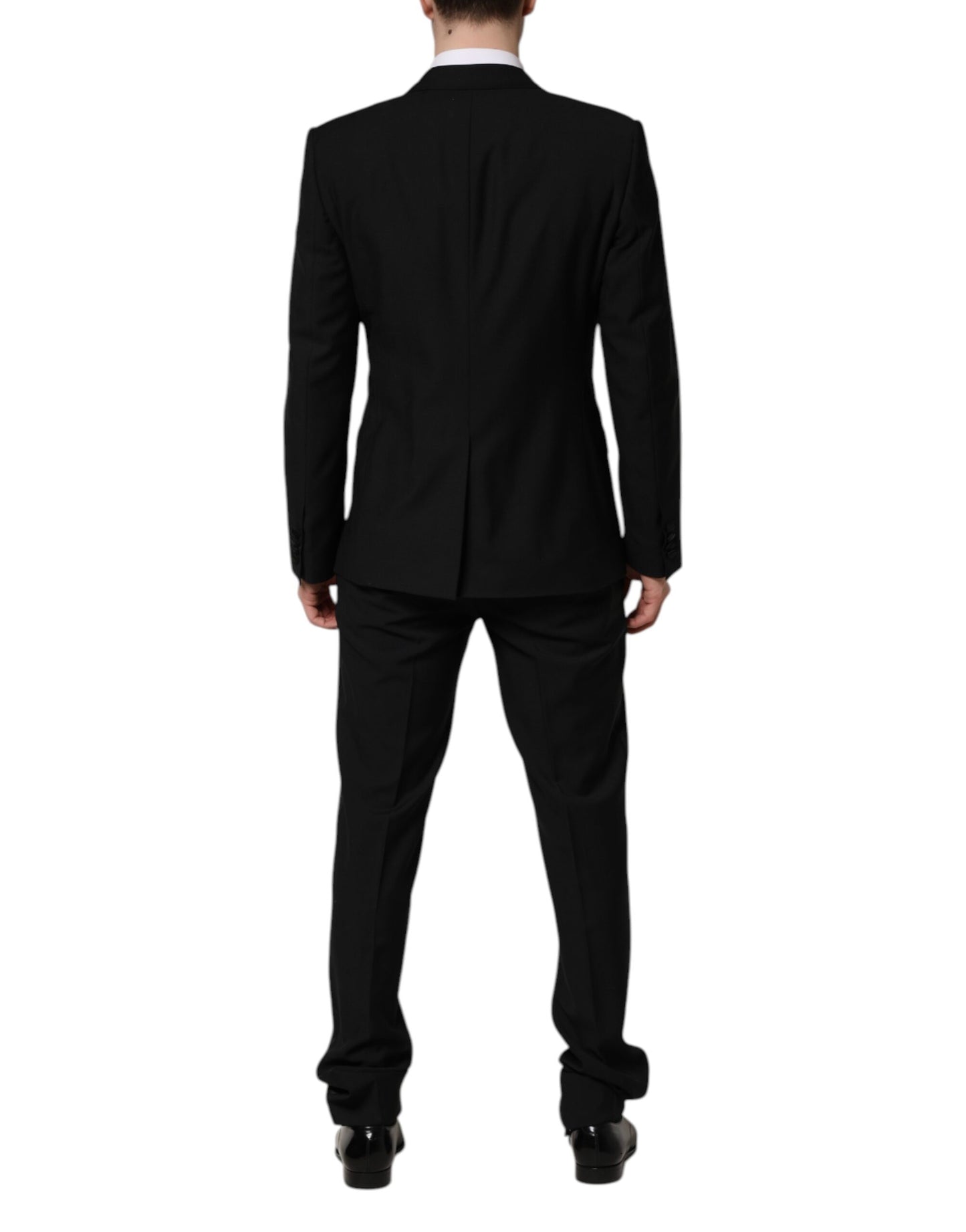 Abito Dolce & Gabbana Martini nero con cristalli, 3 pezzi