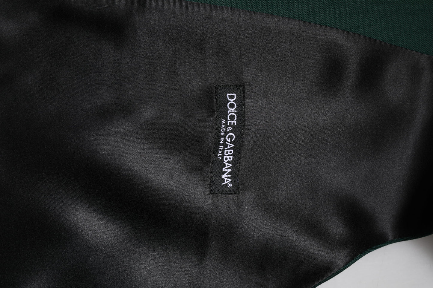 Dolce & Gabbana Grüne Wollweste für formelle Anlässe