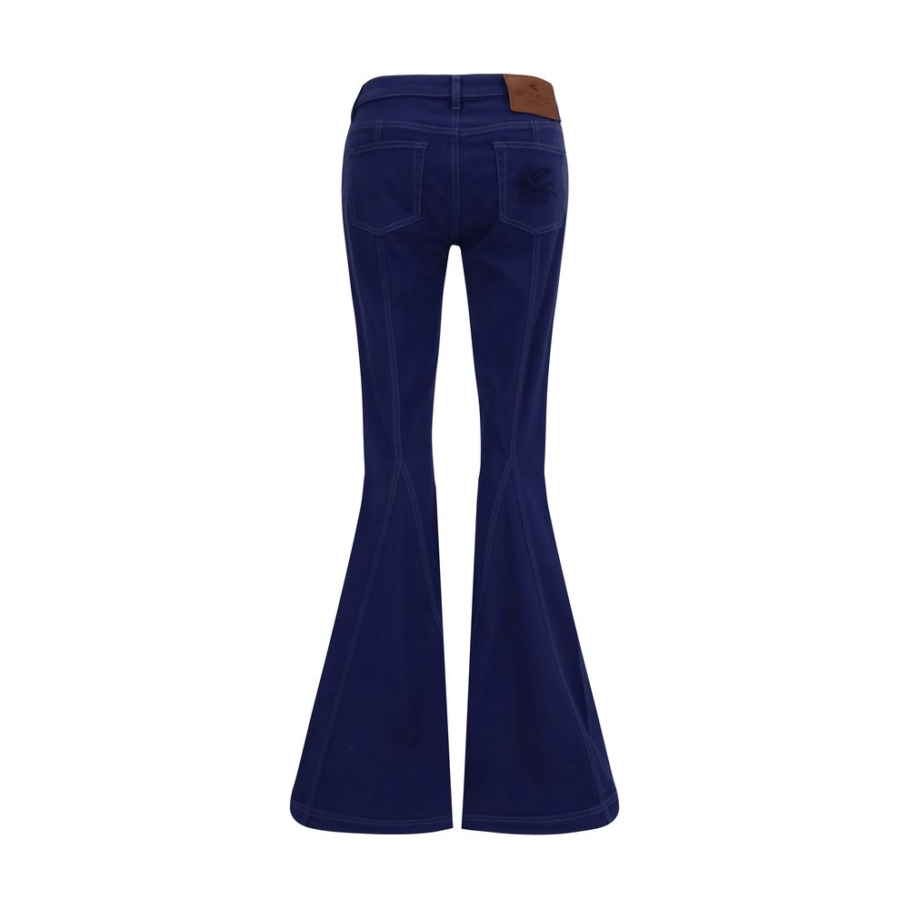 Pantaloni a zampa Etro