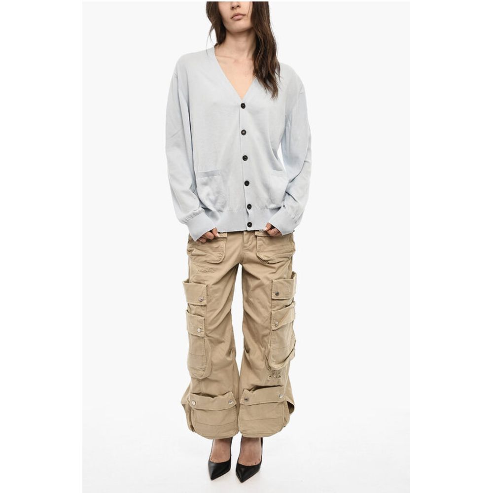 Dsquared² Cotton Lightweight V-neck Cardigan