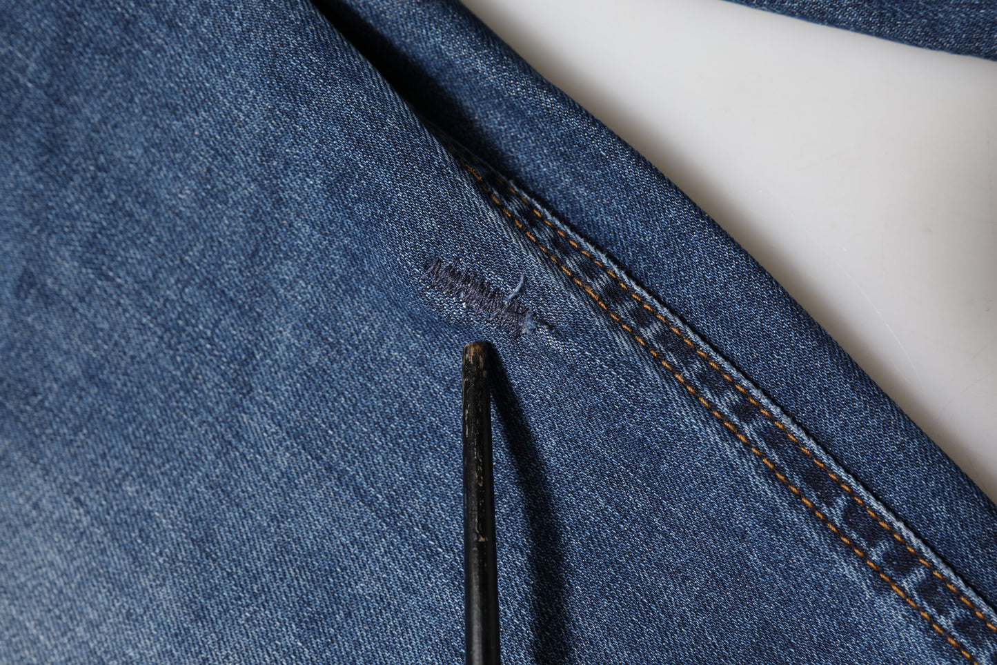 Jeans skinny in denim di cotone a vita bassa blu Dolce & Gabbana