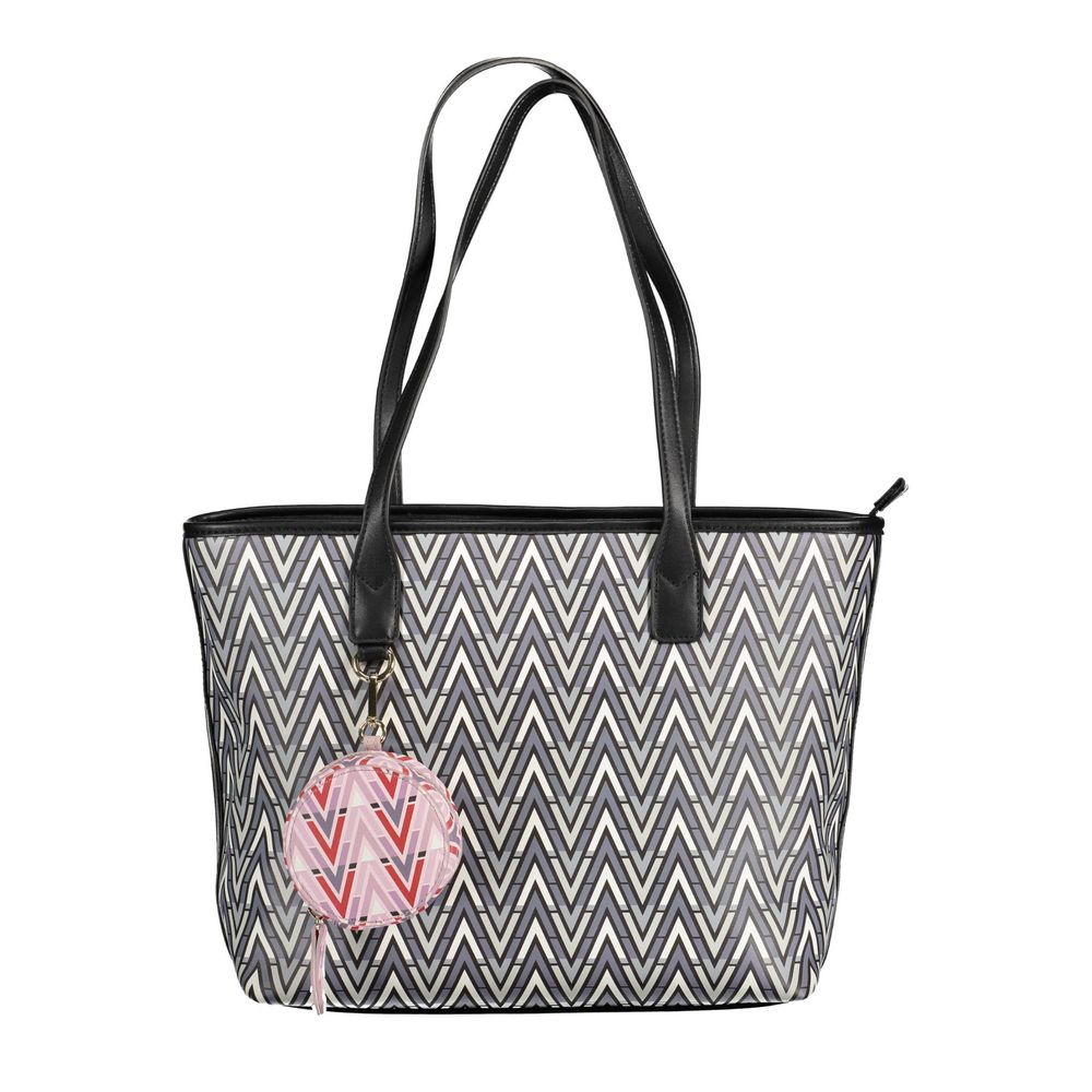Borsa a mano in polietilene nero Mario Valentino