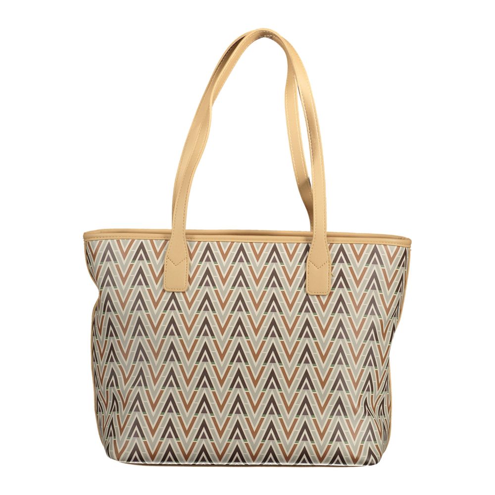 Borsa a mano in polietilene beige Mario Valentino