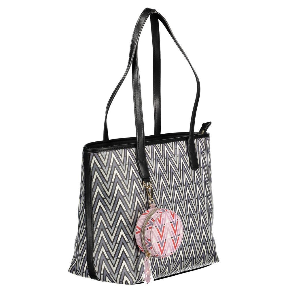 Borsa a mano in polietilene nero Mario Valentino