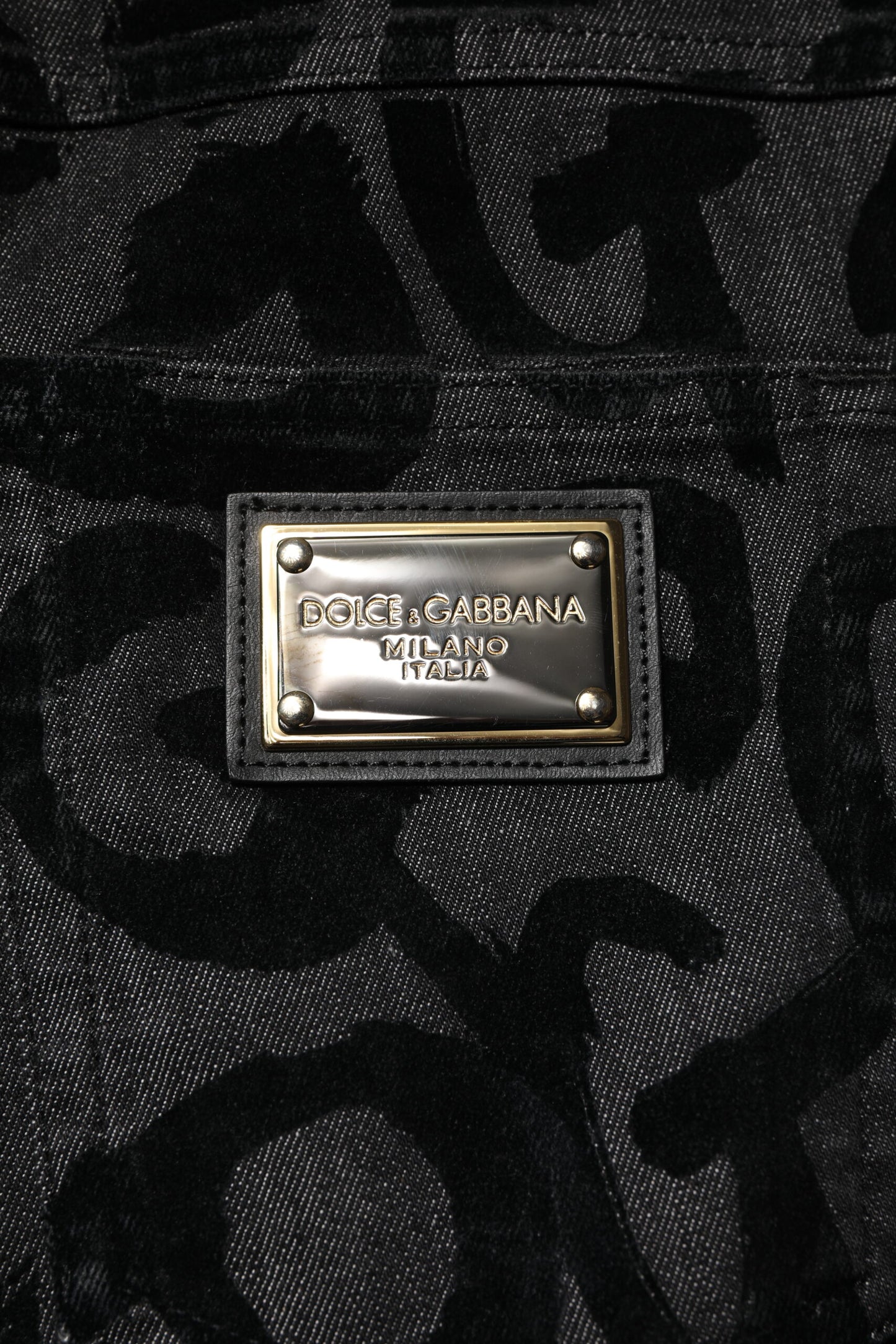 Dolce & Gabbana Graue, gerade geschnittene Jeans mit DG-Logo aus Baumwolle für Herren