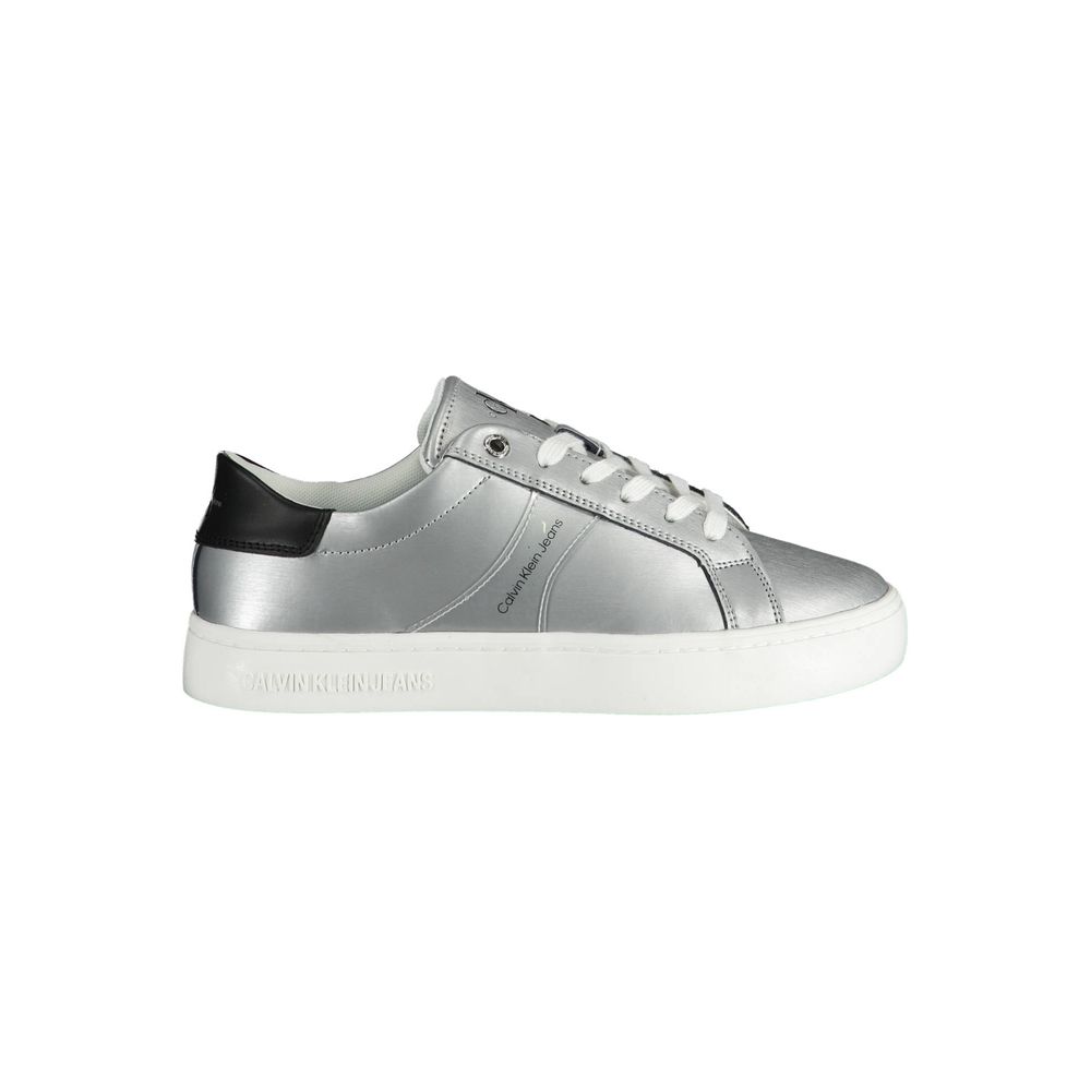 Calvin Klein Gray Cotton Sneaker