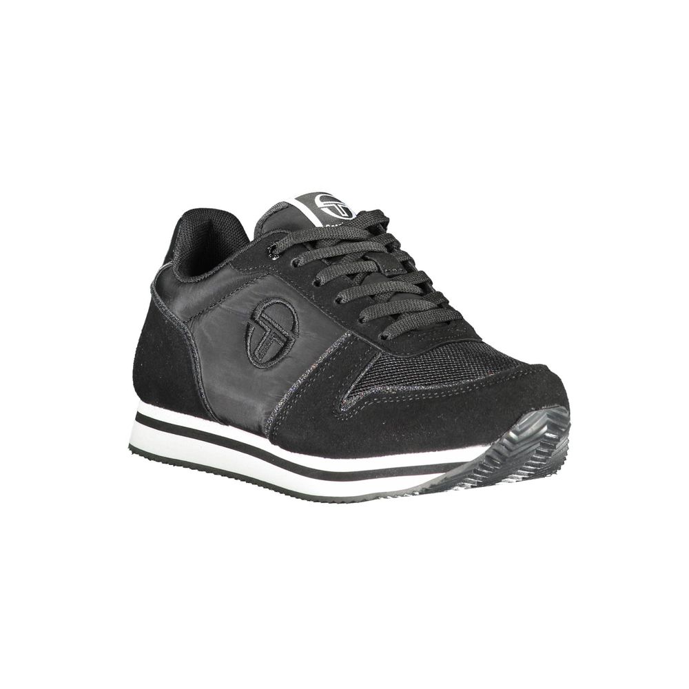 Sergio Tacchini Black Polyester Sneaker