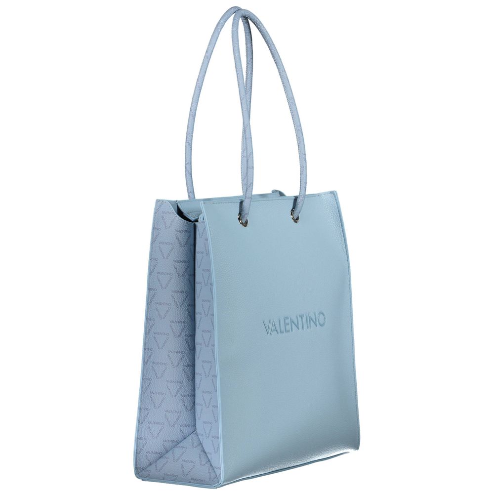 Mario Valentino Blue Polyethylene Handbag