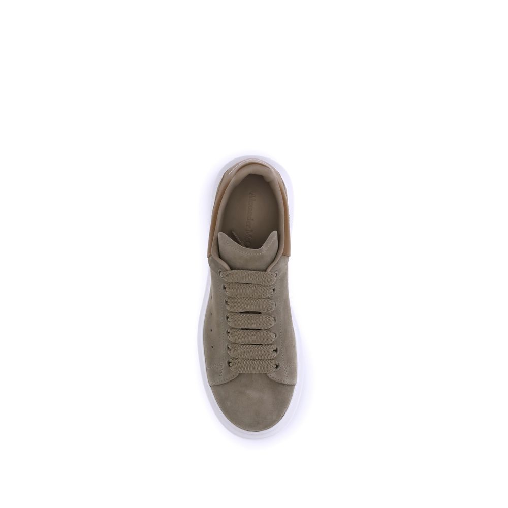 Alexander McQueen Brown Calf Leather Bos Taurus Platform Sneakers