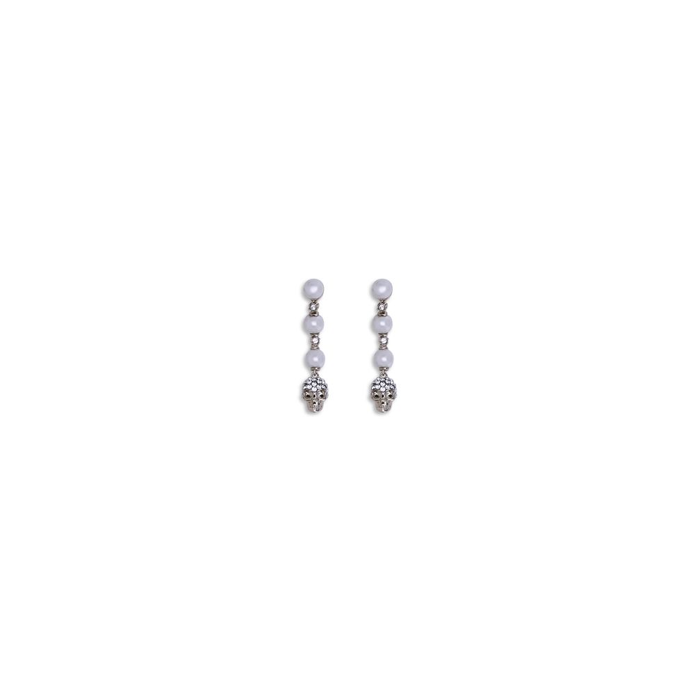 Alexander McQueen Silver Brass Earrings