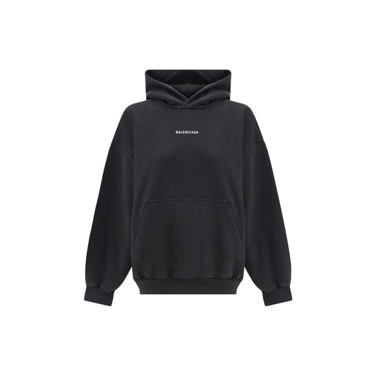 Balenciaga Black Cotton Sweatshirt