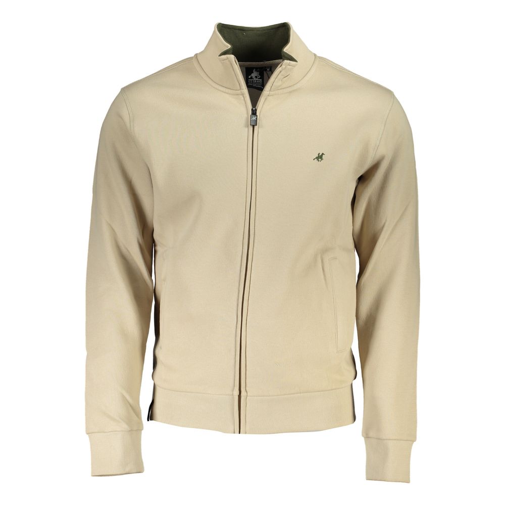 U.S. Grand Polo Beige Cotton Sweater
