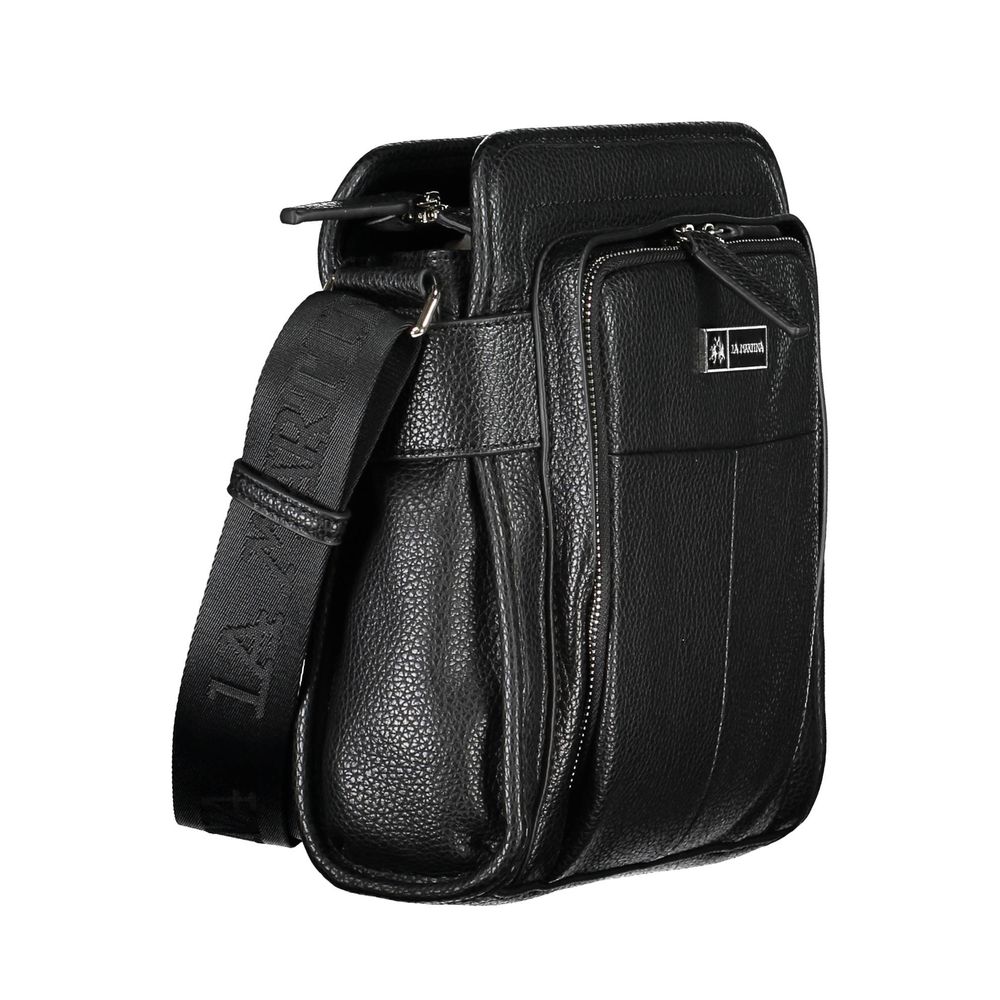 La Martina Black Polyethylene Shoulder Bag