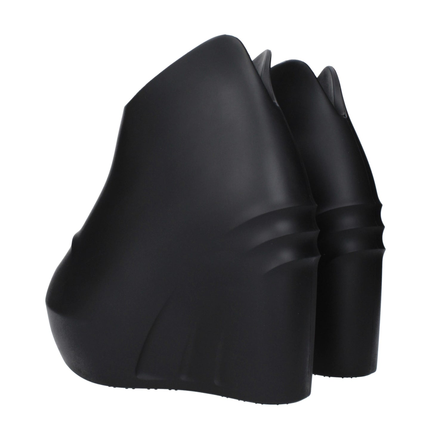 Givenchy Black Rubber Platforms & Wedges
