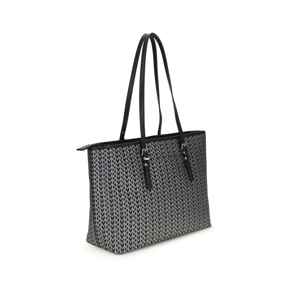Michael Kors Quinn large jacquard logo Tote Bag