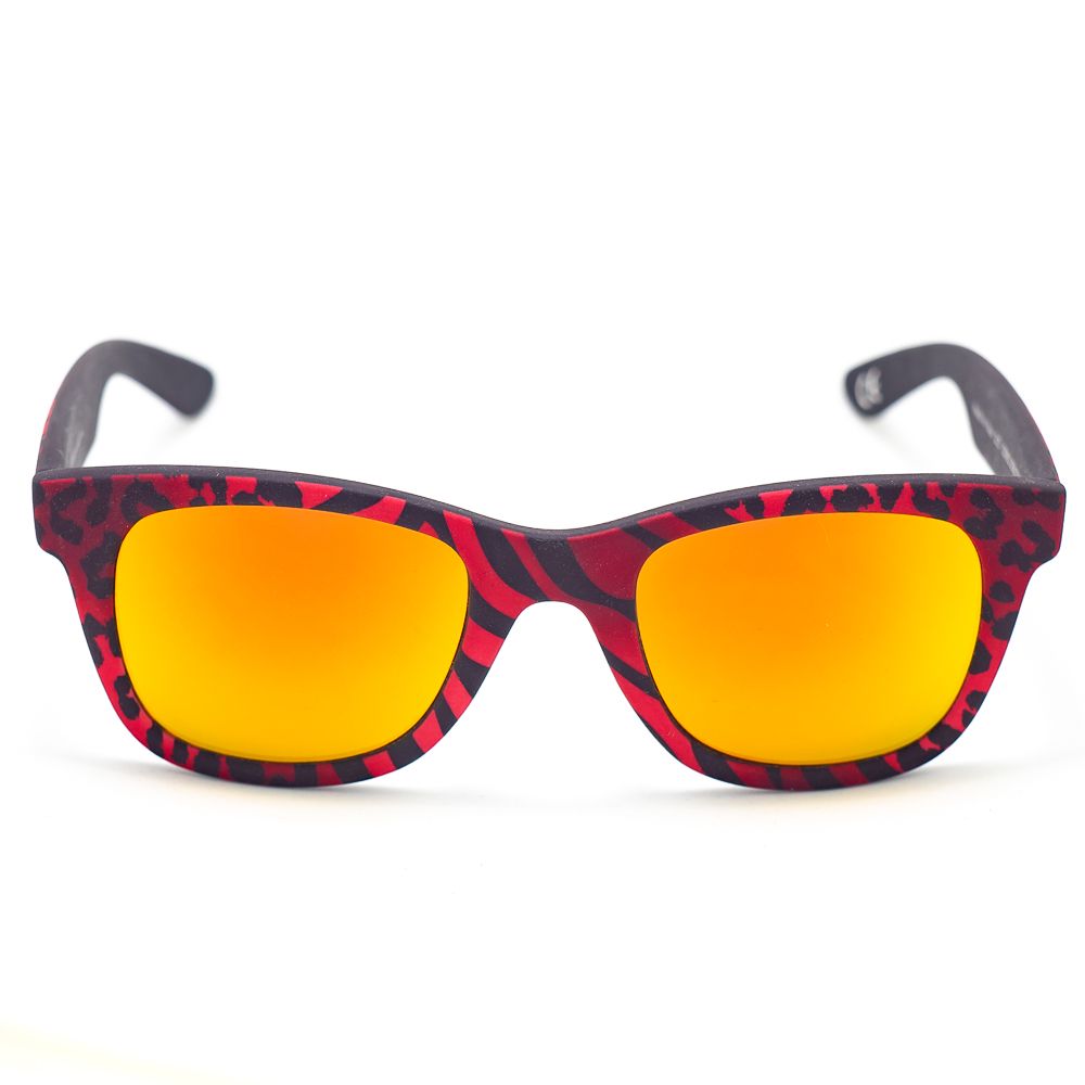 Italia Independent Red Acetate Sunglasses