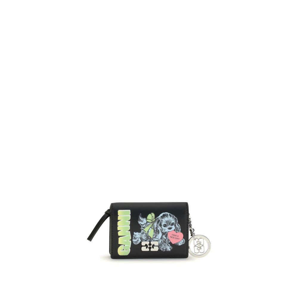 Ganni Puppy print Card Holder
