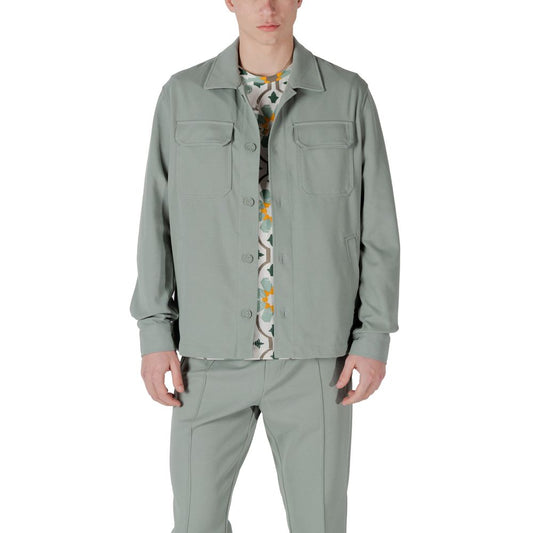 Antony Morato Green Polyester Shirt Jacket