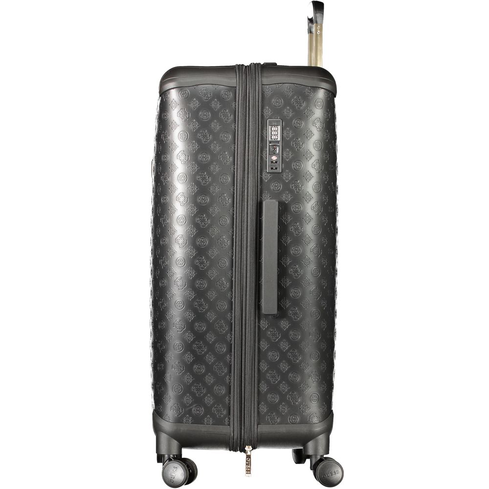 Guess Jeans Black Polyethylene Luggage And Travel