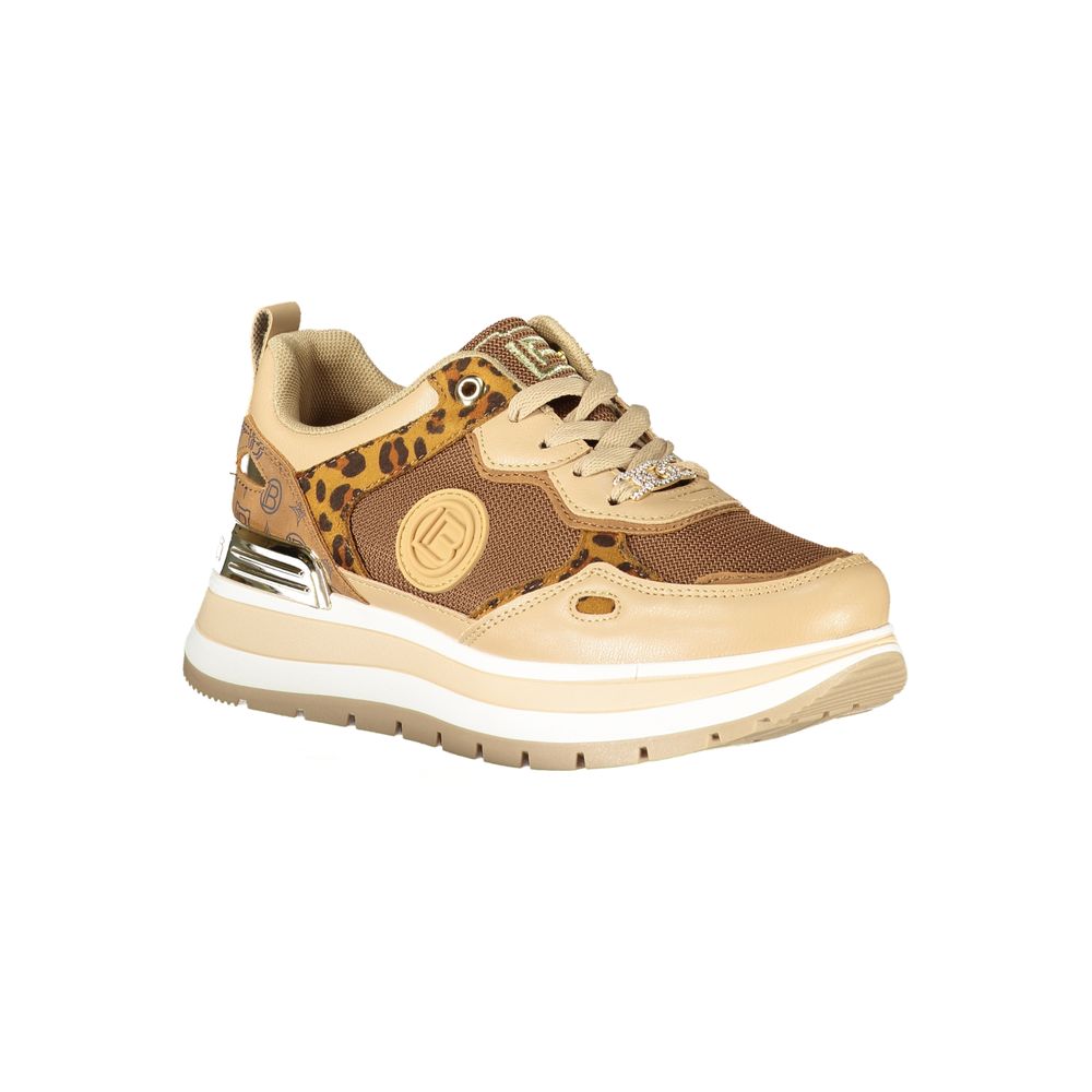 Laura Biagiotti Brown Polyester Women Sneaker