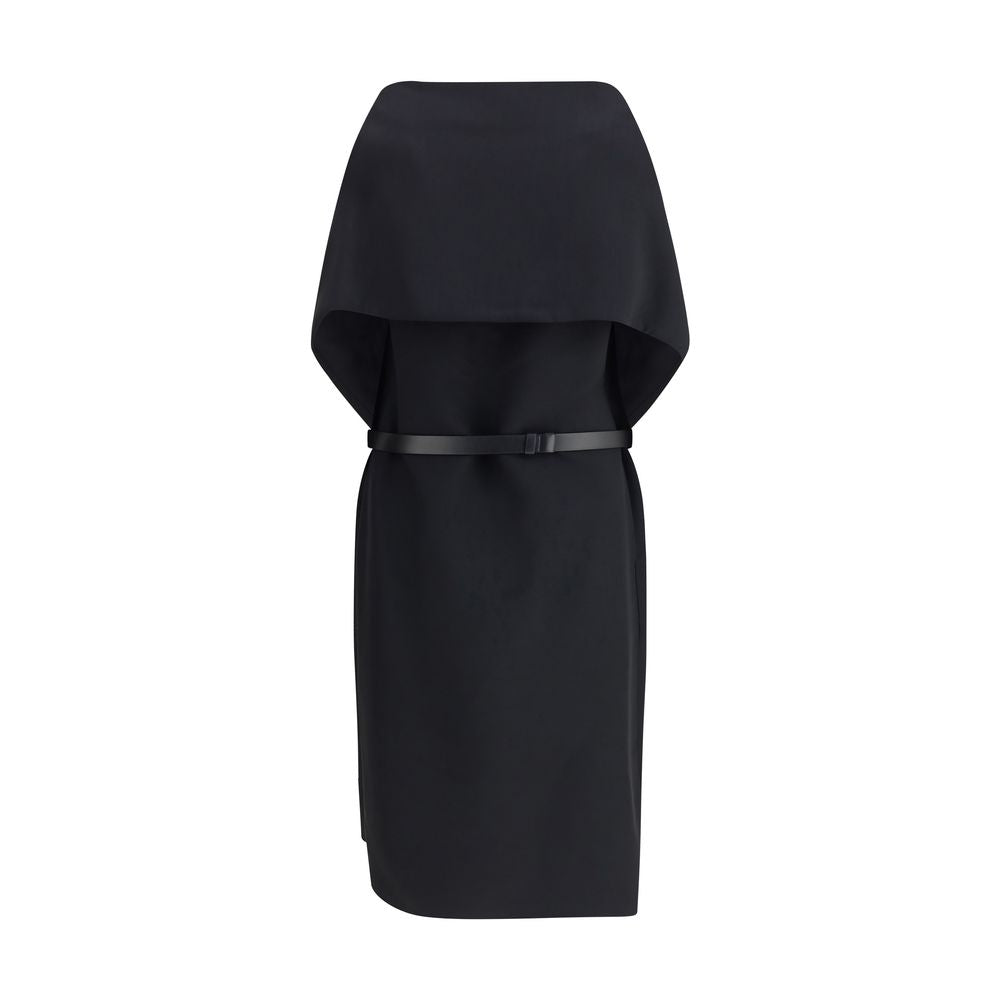 Ferragamo Black Viscose Casual Dress