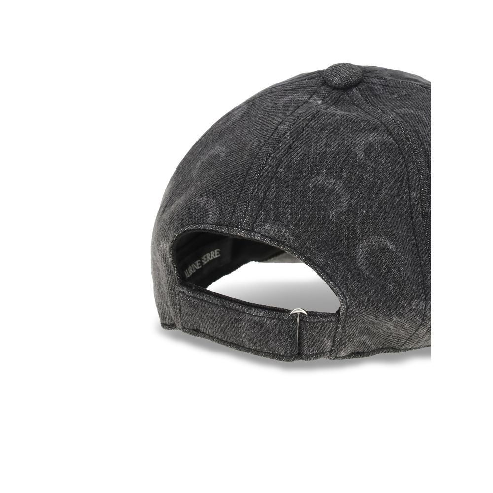 Marine Serre Gray Cotton Cap (Baseball Hat)