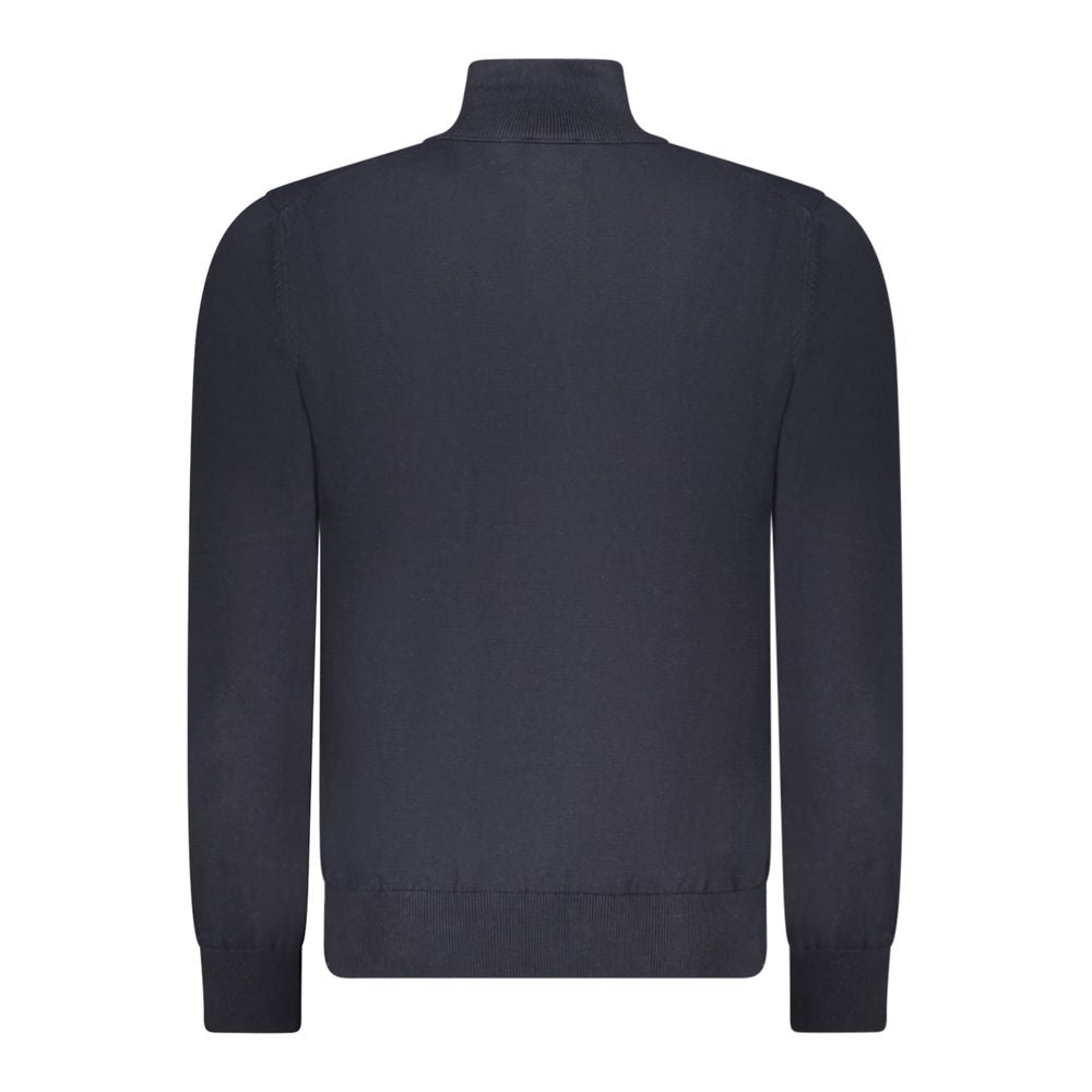 Hugo Boss Blue Cotton Men Sweater