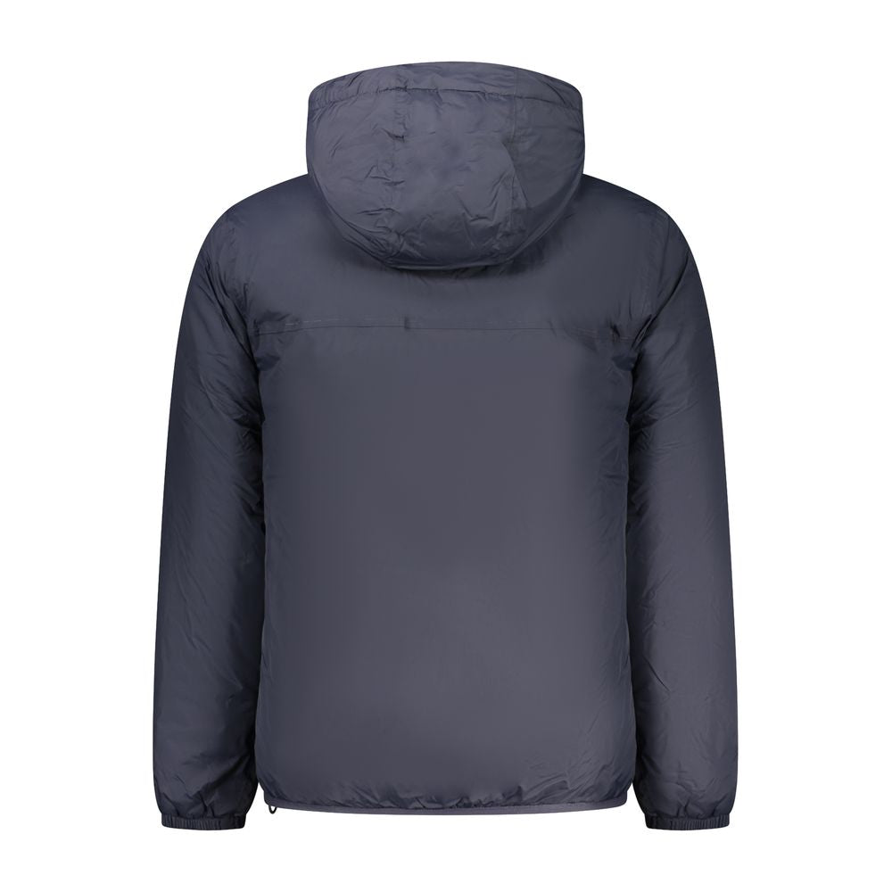 K-WAY Blue Polyamide Men Jacket
